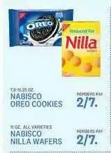 Kings Food Markets Nabisco Oreo Cookies Or Nabisco Nilla Wafers offer