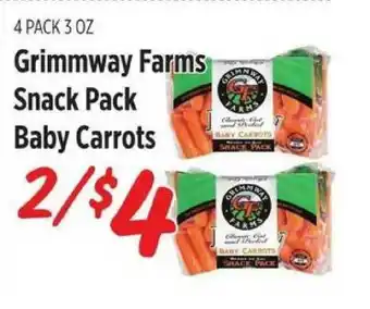 Rouses Grimmway Farms Snack Pack Baby Carrots offer