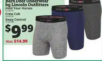 Rural King Barn Door Underwear By Lincoln Outfitters offer