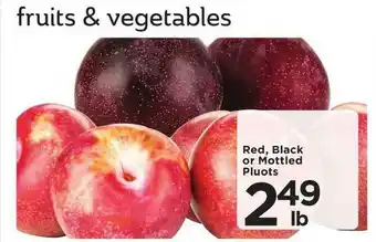 Red, Black Or Mottled Pluots