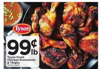 SHOPPERS Tyson Fresh Chicken Drumsticks & Thighs offer