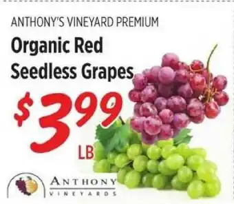 Rouses Organic Red Seedless Grapes offer