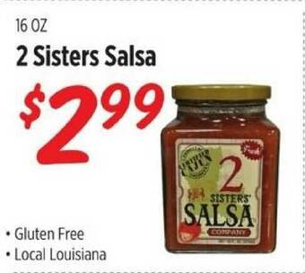 Rouses 2 Sisters Salsa offer