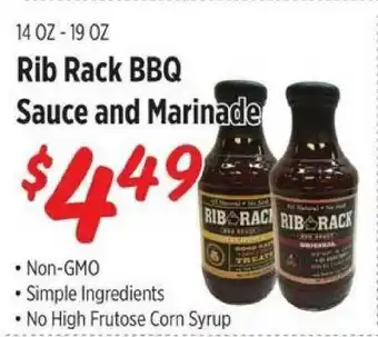 Rouses Rib Rack BBQ Sauce And Marinade offer