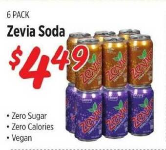 Rouses Zevia Soda offer