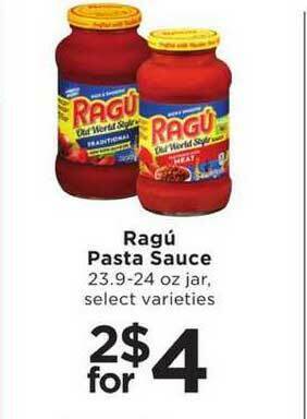 SHOPPERS Ragú Pasta Sauce offer