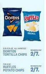 Kings Food Markets Doritos Tortilla Chips Or Ruffles Potato Chips offer