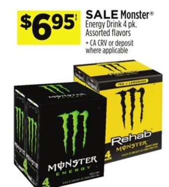 Dollar General Monster® energy drink offer