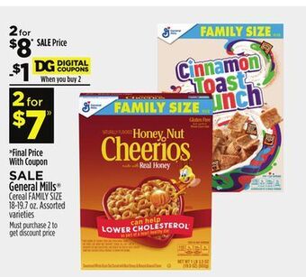 Dollar General General mills® offer