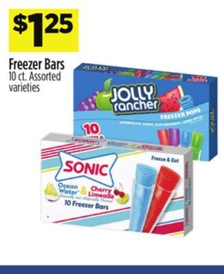 Dollar General Freezer bars offer