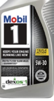 Dollar General Mobil 1™ full synthetic motor oil offer
