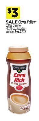 Dollar General Clover valley® coffee creamer offer