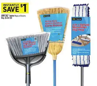 Dollar General Dg® home mops or brooms offer