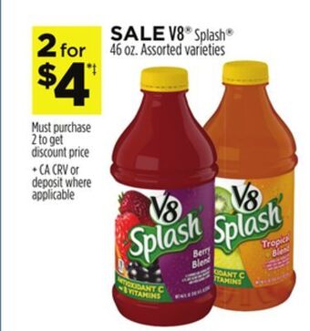 Dollar General V8® splash offer