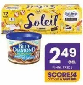 Albertsons Soleil Sparkling Water , Blue Diamond offer