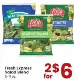 Albertsons Fresh Express Salad Blend 5-11 oz offer