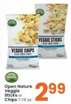 Albertsons Open Nature Veggie Sticks Chips offer