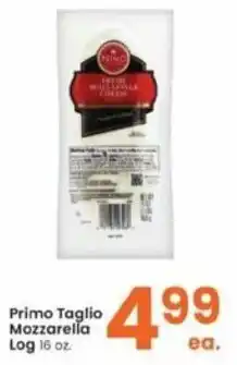 Albertsons Primo Taglio Mozzarella Log 16 oz offer