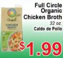 Tresierras Supermarkets Full Circle Organic Chicken Broth 32 oz offer