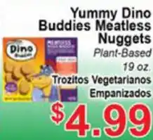 Yummy Dino Buddies Meatless Nuggets