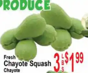 Tresierras Supermarkets Chayote Squash offer