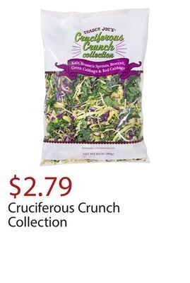 Trader Joe's Cruciferous crunch collection offer