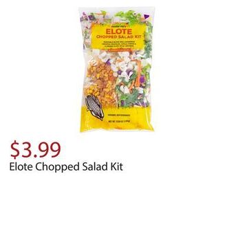 Trader Joe's Elote chopped salad kit offer