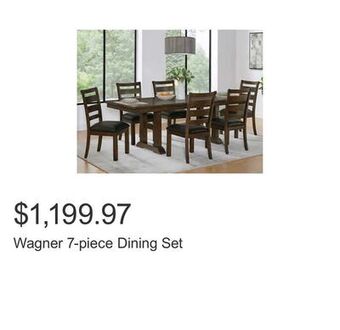 Costco Wagner 7-piece dining set offer