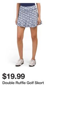 TJ Maxx Double ruffle golf skort offer