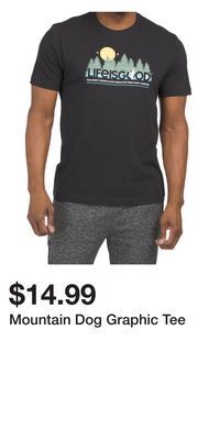 TJ Maxx Mountain dog graphic tee offer