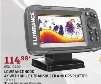 Sportsman's Warehouse Lowrance hook² 4x with bullet transducer and gps plotter offer