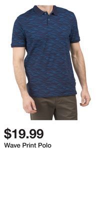 TJ Maxx Wave print polo offer