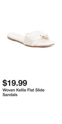 TJ Maxx Woven kellie flat slide sandals offer