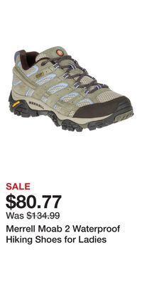 Cabela's Merrell moab 2 waterproof hiking shoes for ladies offer
