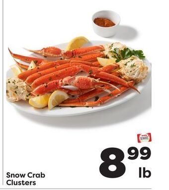 Weis Markets Snow crab clusters offer