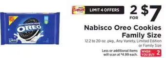 ShopRite Nabisco oreo cookies offer