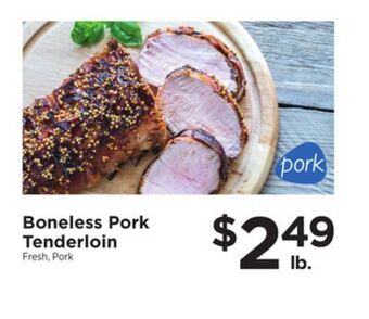 ShopRite Boneless pork tenderloin offer