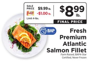 ShopRite Atlantic salmon fillet offer