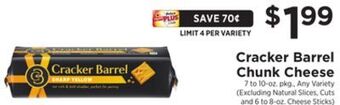 ShopRite Chunk cheese offer