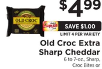 ShopRite Extra sharp cheddar offer