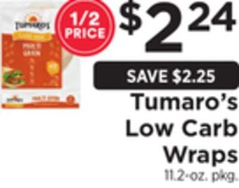 ShopRite Low carb wraps offer