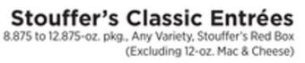 ShopRite Classic entrees offer