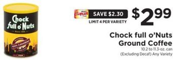 ShopRite Ground coffee offer