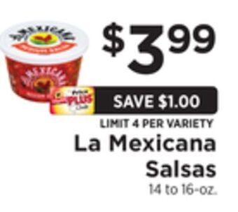ShopRite La mexicana salsas offer