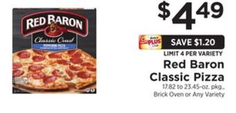 ShopRite Classic pizza offer