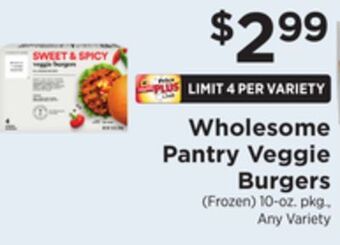 ShopRite Veggie burgers offer