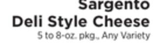 ShopRite Deli style cheese offer