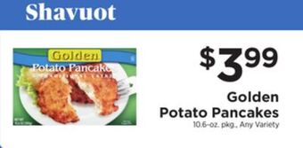 ShopRite Potato pancakes offer