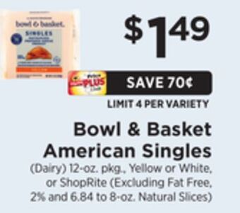 ShopRite American singles offer