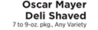 ShopRite Deli shaved offer